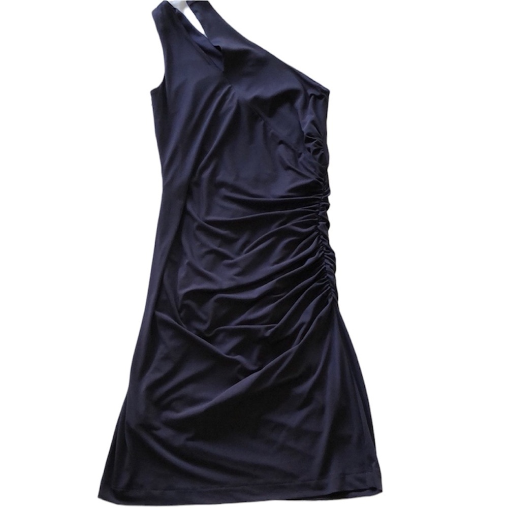 Max and Cleo Rushed One Shoulder Dress Size 6